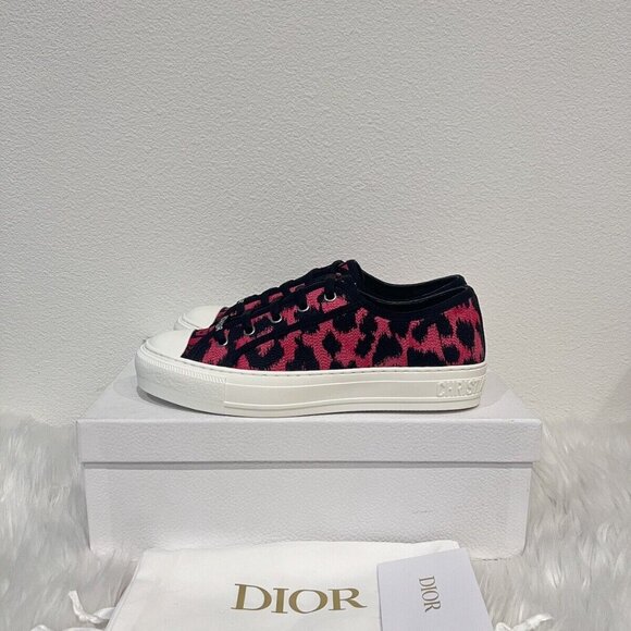 DIOR WALK'N Leopard Wander Connect Star One ID B23 Vibe Chrono Sneaker 36.5/38.5 - Picture 5 of 10